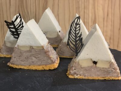 pyramide artichaut foie gras